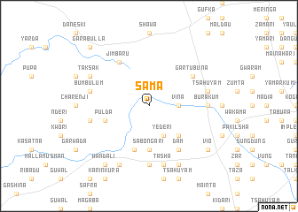 map of Sama