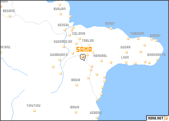 map of Sama