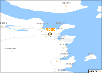 map of Sama