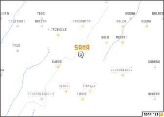 map of Sama