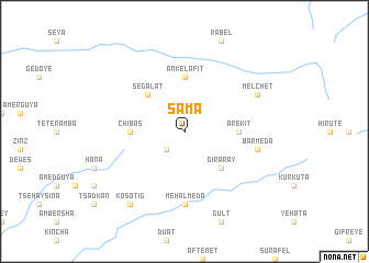 map of Sama