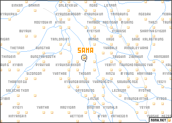 map of Sama