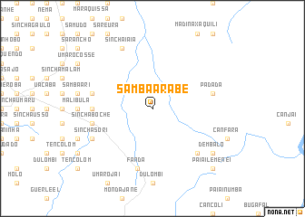 map of Samba Árabe