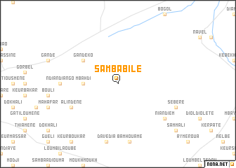 map of Samba Bilé