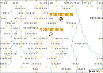 map of Samba Chabi