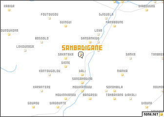 map of Sambadigané