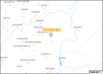 map of Sambaíba