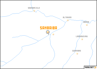 map of Sambaíba