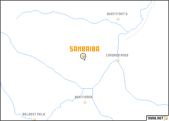 map of Sambaíba