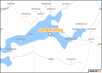 map of Sambakanou