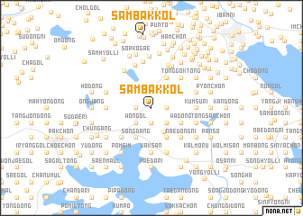 map of Sambak-kol