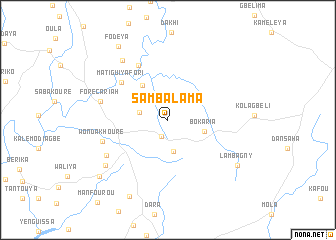 map of Sambalama