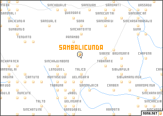 map of Sambalicunda