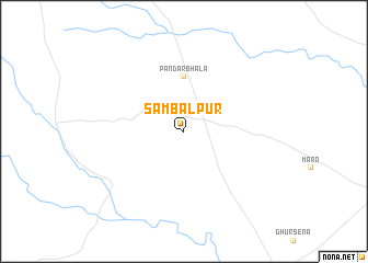 map of Sambalpur