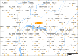 map of Sambalu