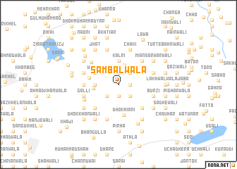map of Sambalwāla
