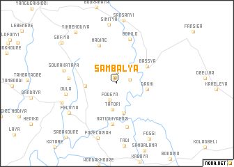 map of Sambalya