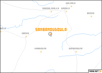 map of Sambamoudoula