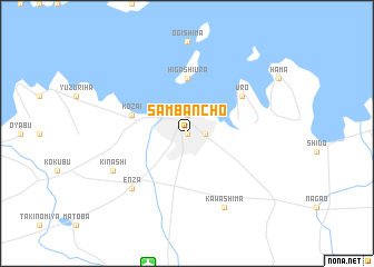 map of Sambanchō