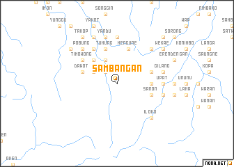 map of Sambangan