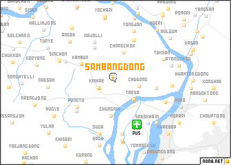 map of Sambang-dong