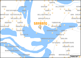 map of Sambang