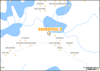 map of Samba Poulo