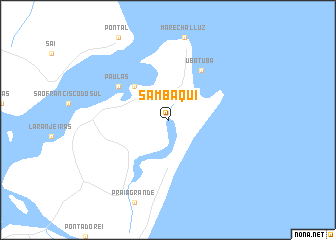 map of Sambaqui