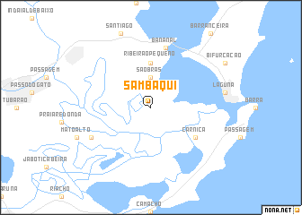 map of Sambaqui