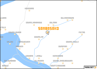 map of Samba Sako