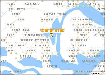 map of Samba Sotor