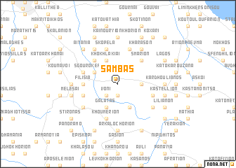 map of Sambás