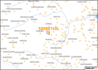 map of Sambat-kol