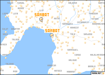 map of Sambat