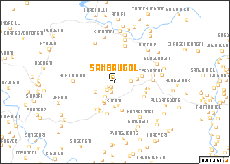 map of Sambau-gol