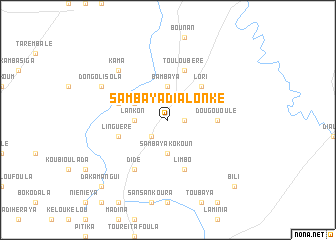 map of Sambaya Dialonké