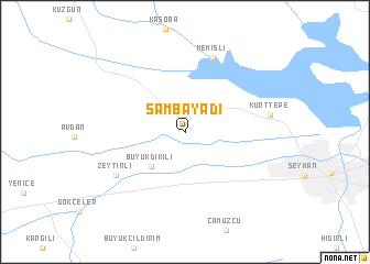 map of Şambayadı