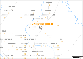 map of Sambaya Foula