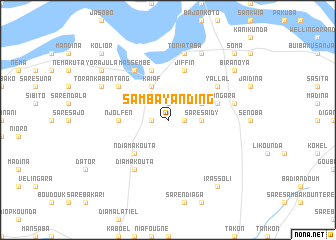 map of Samba Ya Nding