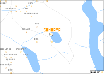 map of Sambaya