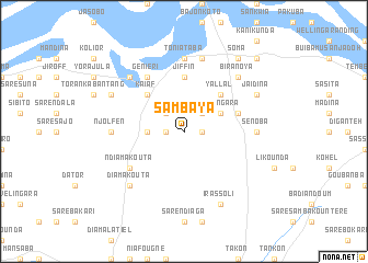 map of Samba Ya