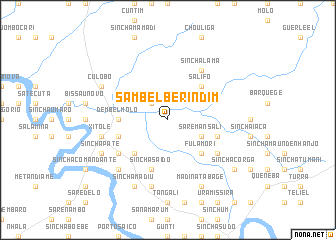 map of Sambel Berindim