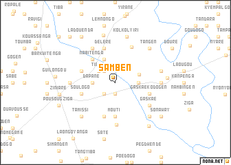 map of Samben