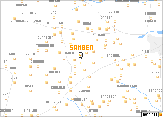 map of Samben