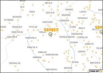 map of Samben