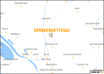 map of Sambéra Dey Tégui