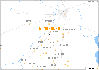 map of Sambhālka