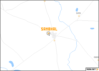 map of Sambhal