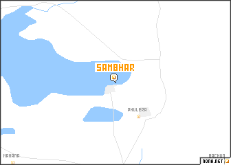 map of Sāmbhar