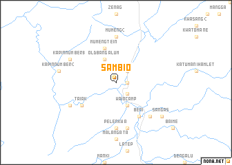 map of Sambio